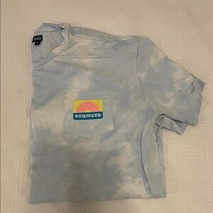 Light Blue Tie-Dye Short Sleeve Tee